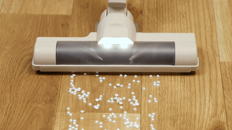 MagiCaleena 掃除機 コードレス サイクロン式 ゴミ回収ドック付き 不織布フィルター5年分 SCD-L3PD-HC グレージュ9