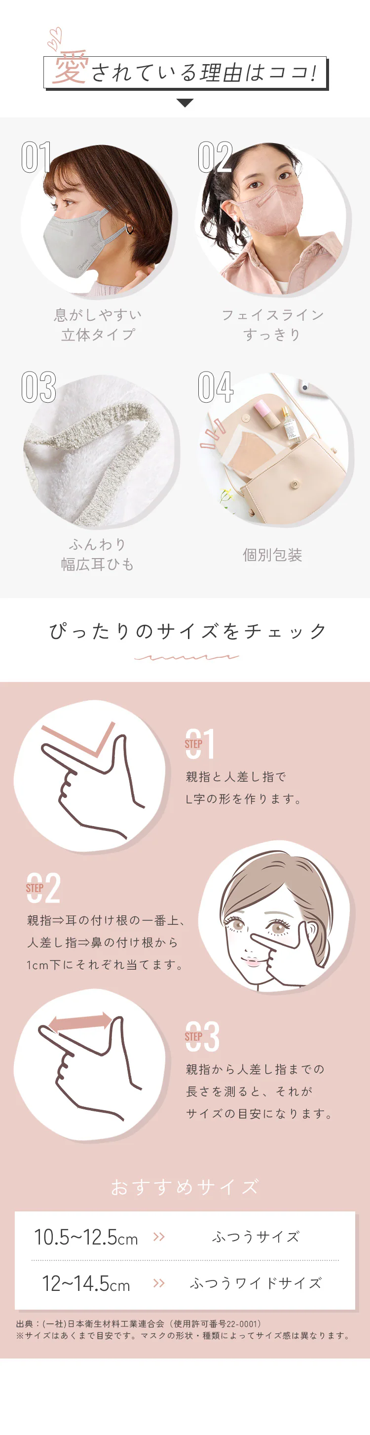 ★30%OFF★【20枚】 FASHIONABLE MASK カラーマスクふつうサイズ ベールベージュ×ボルドー5