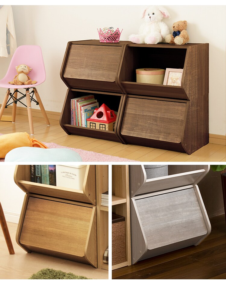 3個購入で1個無料！】積み重ねボックス カラーボックス スタック