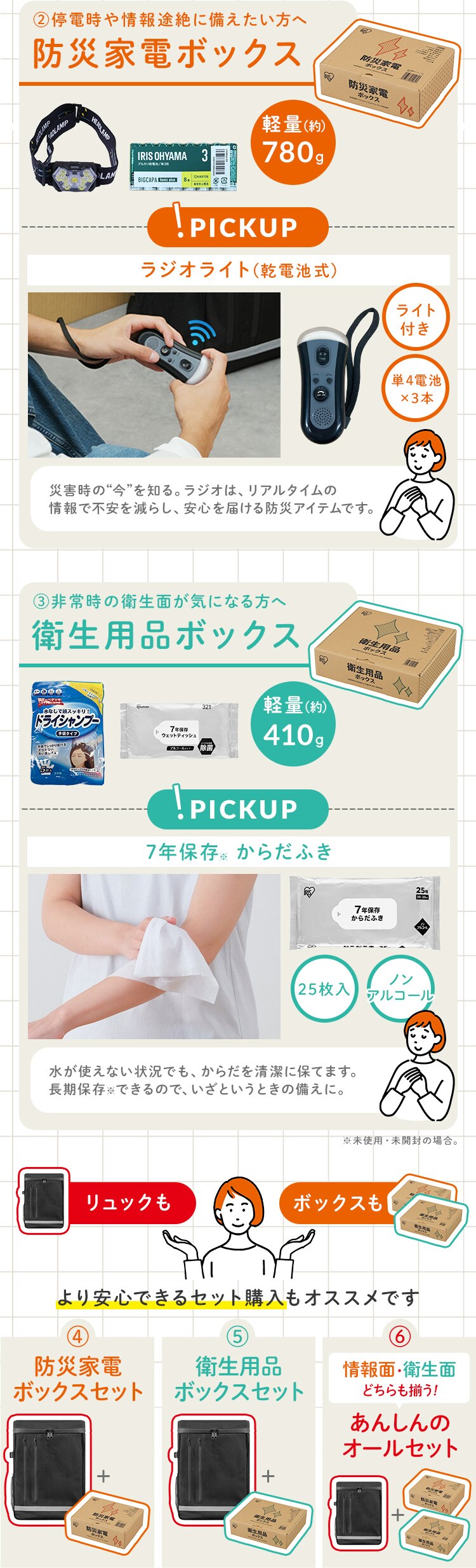 ★新商品★防災 リュックベースセット BRB-4 ブラック3