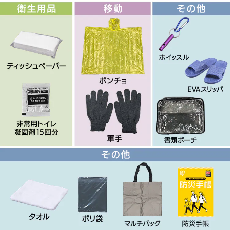 ★新商品★防災 リュックベースセット BRB-4 ブラック5