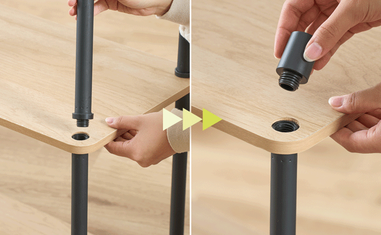 テレビ台 組立簡単 AVボード SPR-900AV ウォールナット／ブラック6