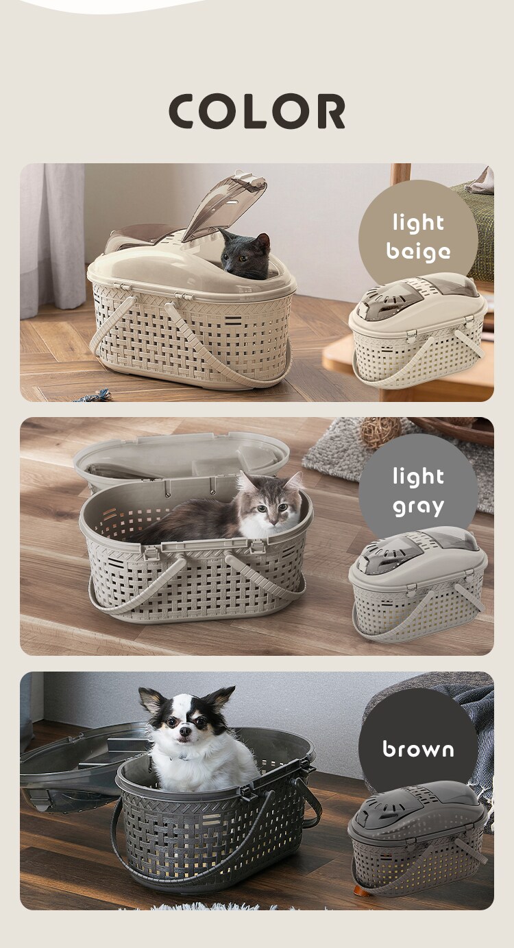 メッシュペットキャリー MPC-450 ライトベージュ4