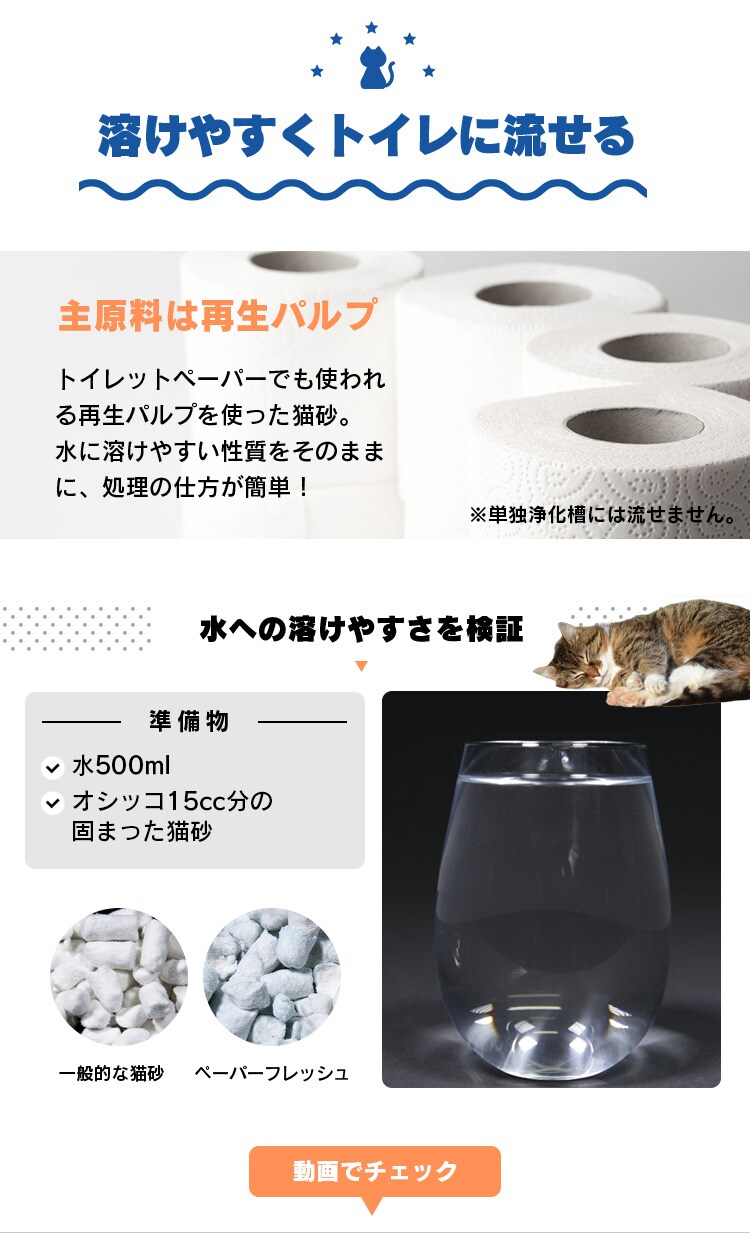 猫砂 ペーパーフレッシュ 18L PFC-18L紙 猫砂2