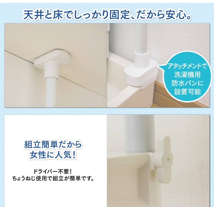 固定と組立説明