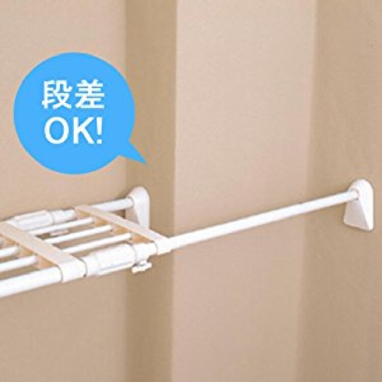 【完売品】【10個セット】超強力伸縮棚 H-J-75 ホワイト2