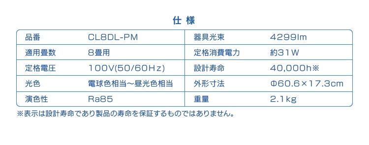 【訳あり】LEDシーリングライト メタルサーキットシリーズ デザインリングタイプ 8畳 CL8DL-PM13