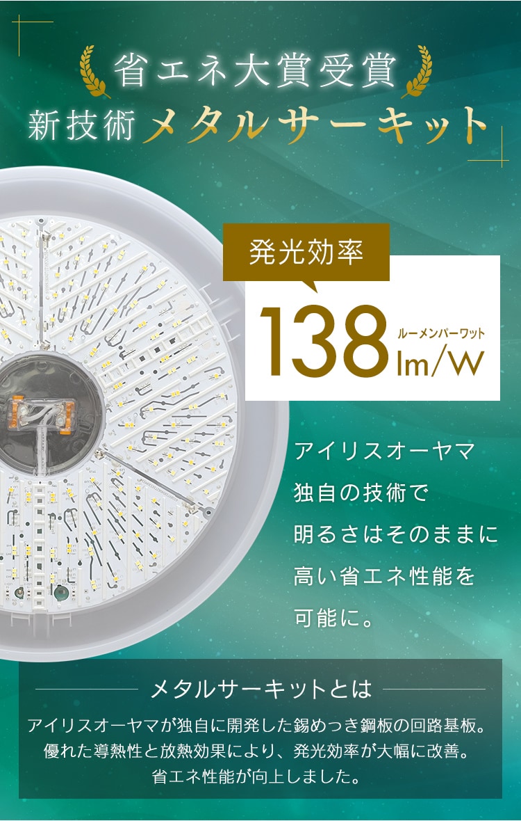 LEDシーリングライト メタルサーキットシリーズ ウッドフレーム 14畳