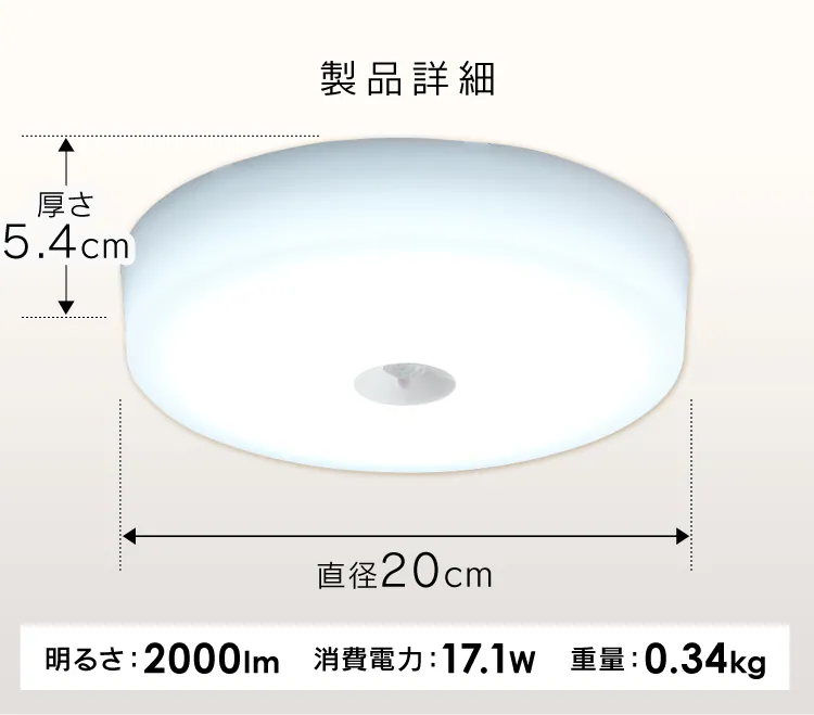 【10個セット】シーリングライト LED 小型 メタルサーキットシリーズ 2000lm 人感センサー付き 電球色 玄関 廊下 キッチン 洗面所 クローゼット 照明 SCL20LMSMCHL14