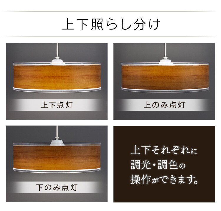 上下照らし分け