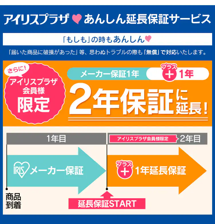 3年保証