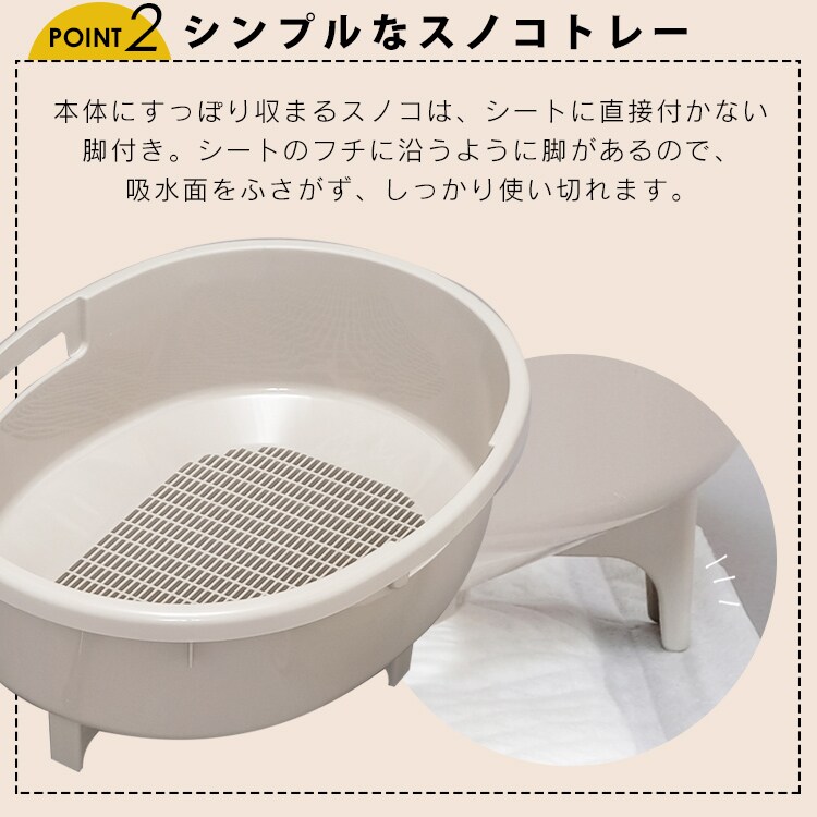 上から猫トイレ システムタイプ PUNT-530S19