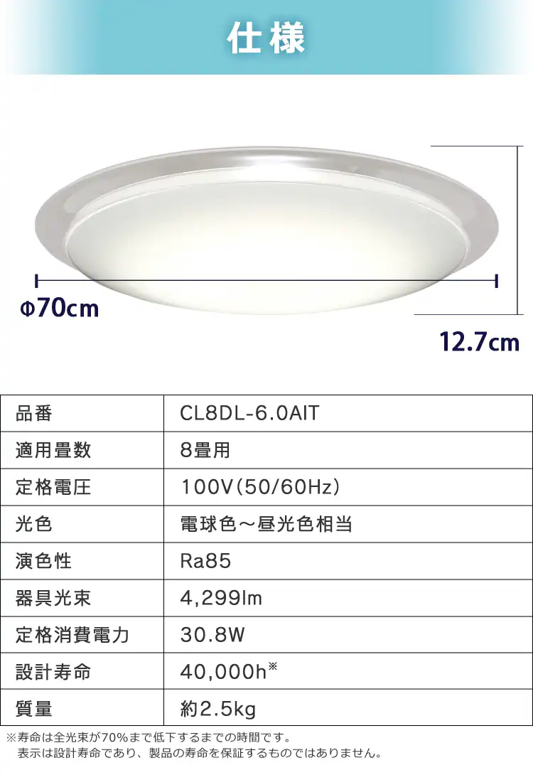 スマートスピーカー対応 LEDシーリング