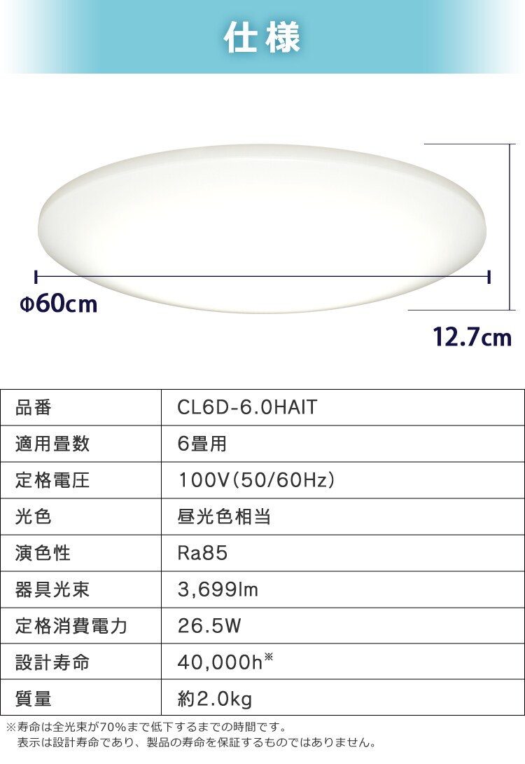 スマートスピーカー対応 LEDシーリング