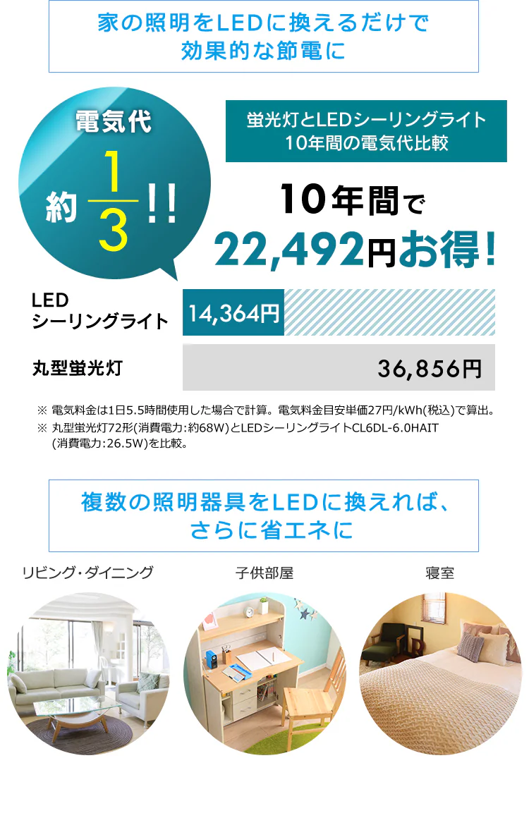 スマートスピーカー対応 LEDシーリング