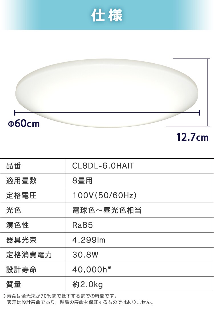 スマートスピーカー対応 LEDシーリング