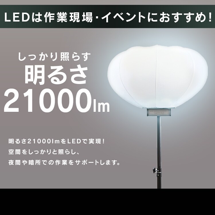 LEDバルーンライト ホワイト 20000lmクラス 5