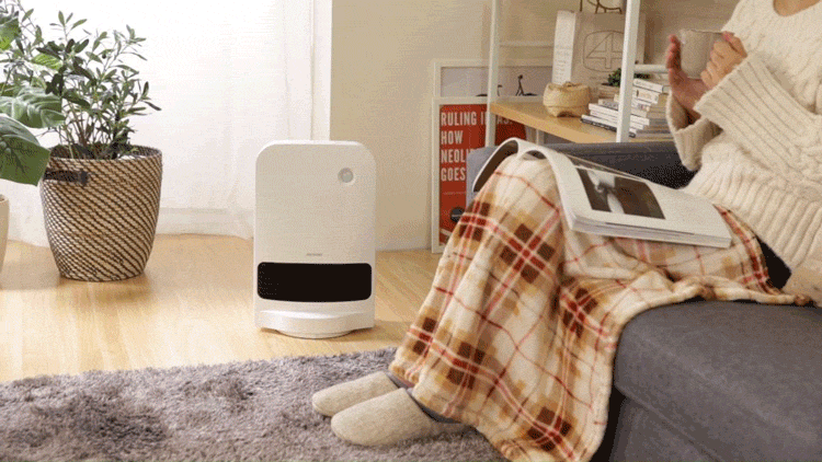 セラミックヒーター 人感センサー付 首振り PCH-MSW12B-W ホワイト15