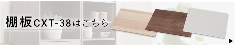 【2枚1組】【縦置き用】カラーボックス用レールボード CXR-38 ブラウン5