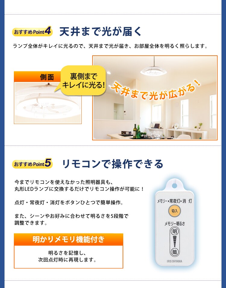 【訳あり】丸形LEDランプ ペンダント用 30形+30形 昼光色相当(2700lm) LDCL3030SS/D/23-P8
