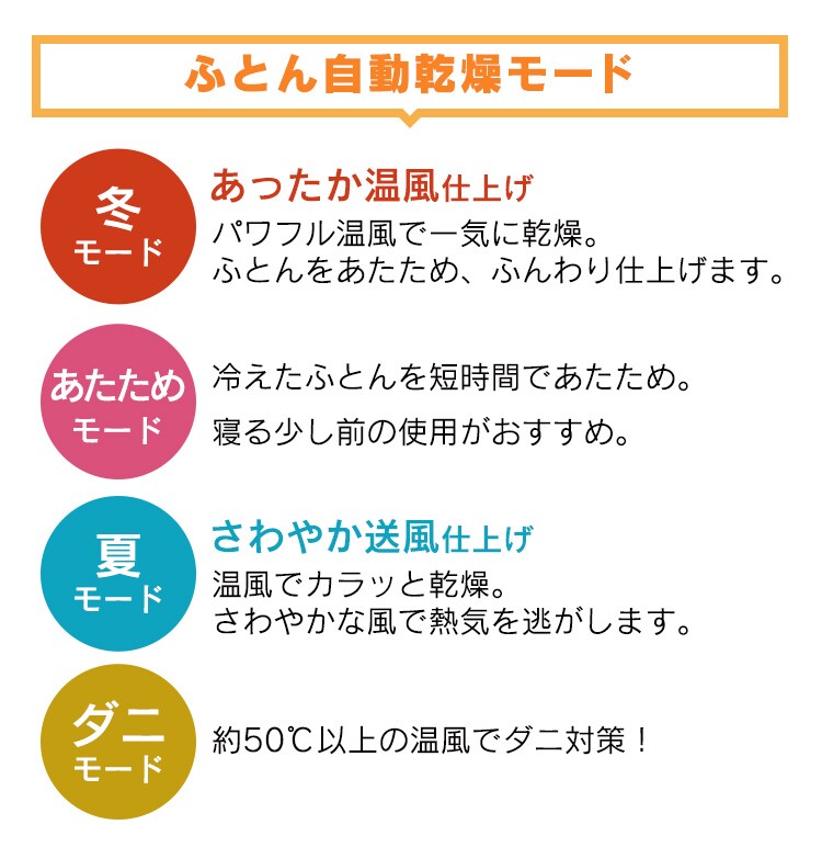 ふとん乾燥機カラリエ FK-C2-WP パールホワイト14