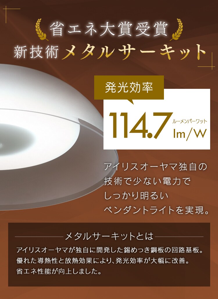 洋風LEDペンダントライト メタルサーキットシリーズ 深型 6畳 PLM6D-YF1