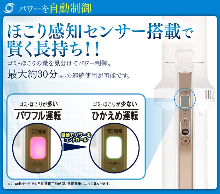 【訳あり】極細軽量スティッククリーナー IC-SLDC4-W パールホワイト7
