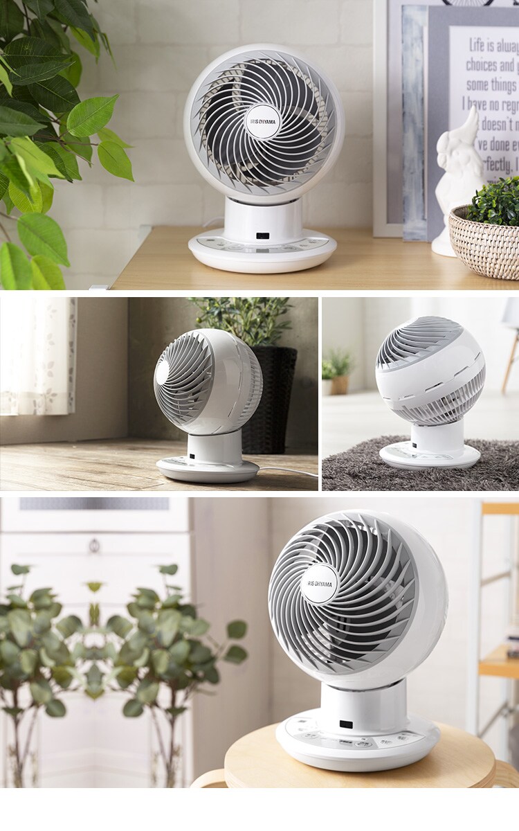 サーキュレーターアイ 24畳 DCモーター 上下左右首振り PCF-SDC15T-W ホワイト  2