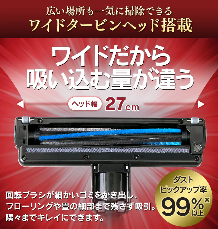 掃除機 コード式 紙パック 極細軽量 モップ付 IC-SBA63