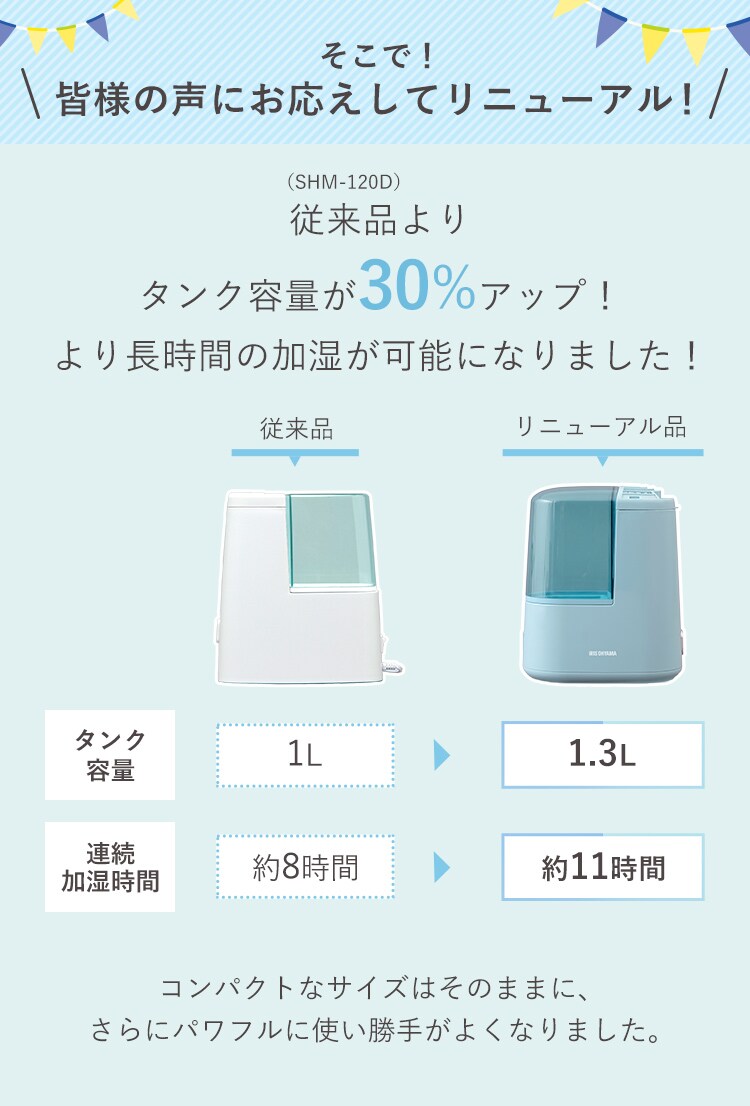 【訳あり】加熱式加湿器  ホワイト5