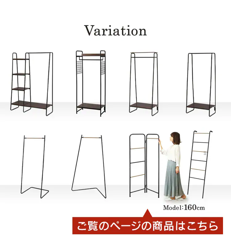 スタイルハンガー 折りたたみタイプ PI-O150 全2色2