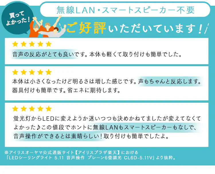 【2個セット】 LED シーリングライト 8畳 調光 調色 音声操作 工具・工事不要 リモコン付き 5年保証 CL8DL-5.11WFV-M2