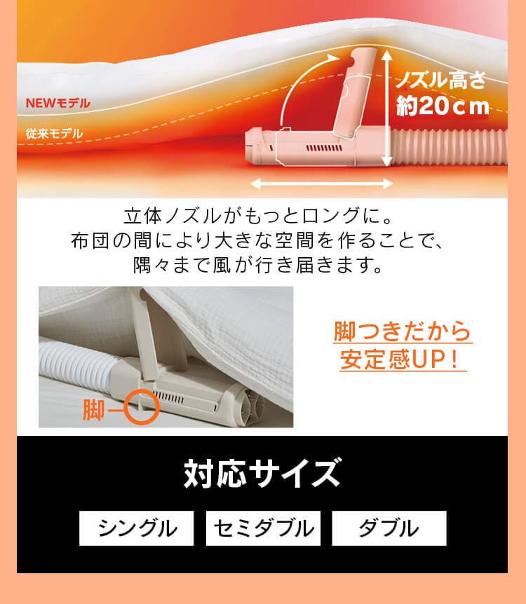 【訳あり】カラリエ 布団乾燥機 シングルノズル ハイパワーモデル くつ乾燥対応 アロマケース付 ロングホース  【前払い不可】【代引き不可】【同梱不可】13