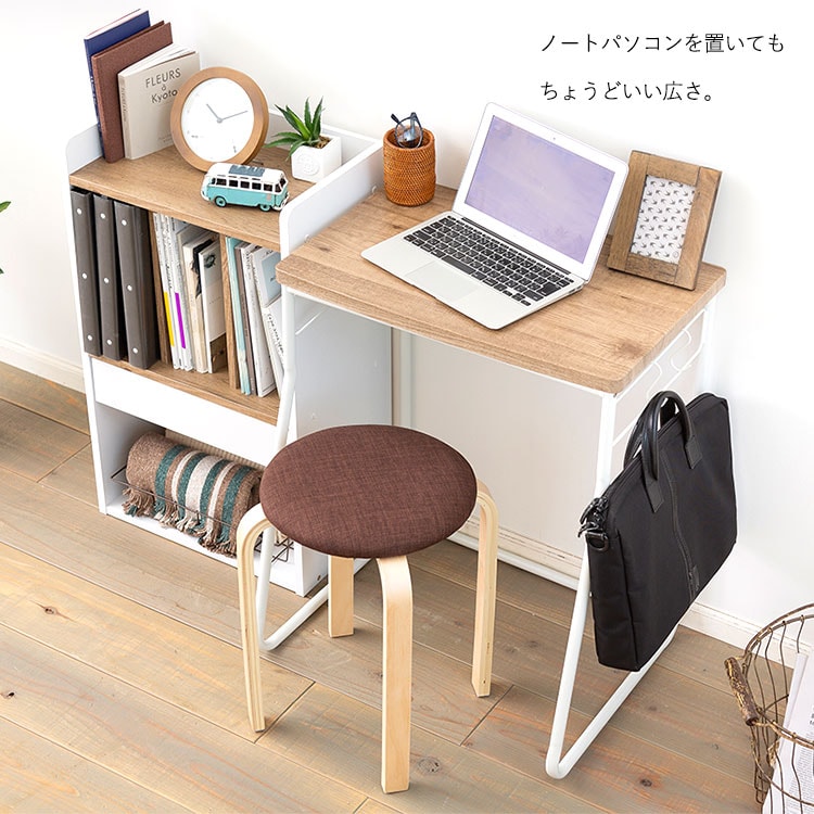 Amazon.co.jp: 【組立簡単】アイリスオーヤマ 机 デスク パソコンデスク pcデスク シンプル 幅100cm 奥行40cm  ライトナチュラル×ブラック ベーシックデスク 勉強机 ワークデスク 100×40 BDK-1040 : 文房具・オフィス用品