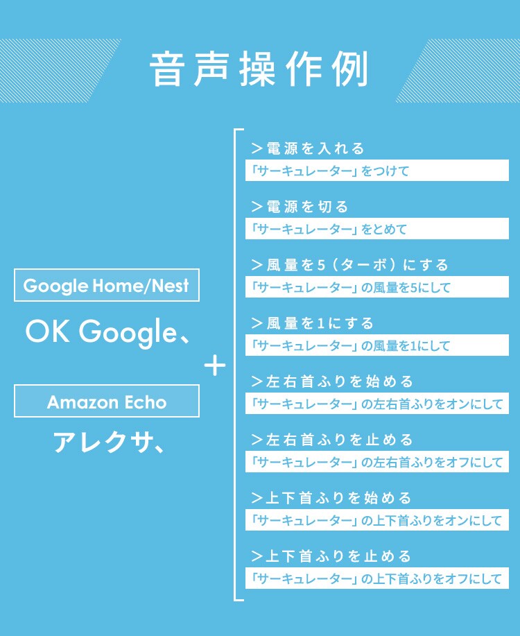 【訳あり】サーキュレーターアイ 18畳 上下左右首振り AI操作 PCF-SCAI15T ホワイト8