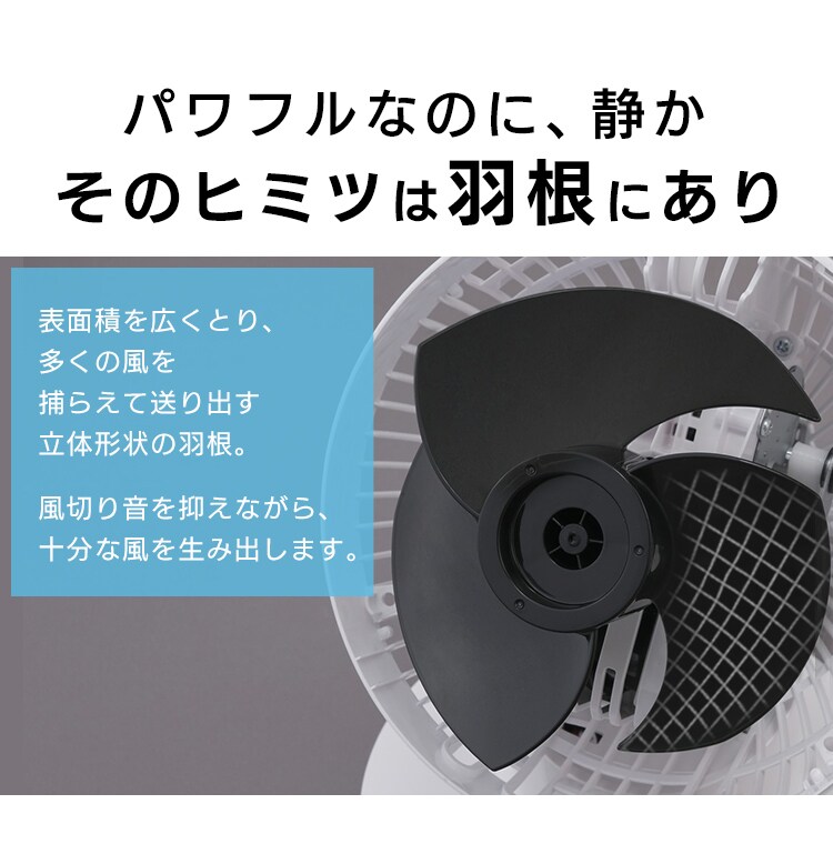 【訳あり】サーキュレーターアイ 18畳 上下左右首振り AI操作 PCF-SCAI15T ホワイト21