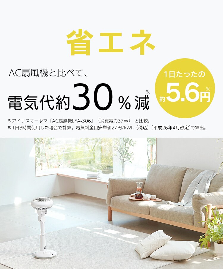 サーキュレーター扇風機 DC 24畳 上下左右首振り 音声操作 STF-DCV15T 24