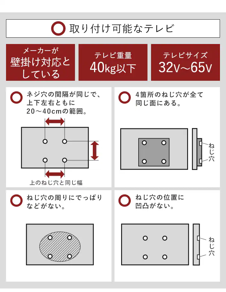 スタンドテレビ台 UTS-W75 全3色31