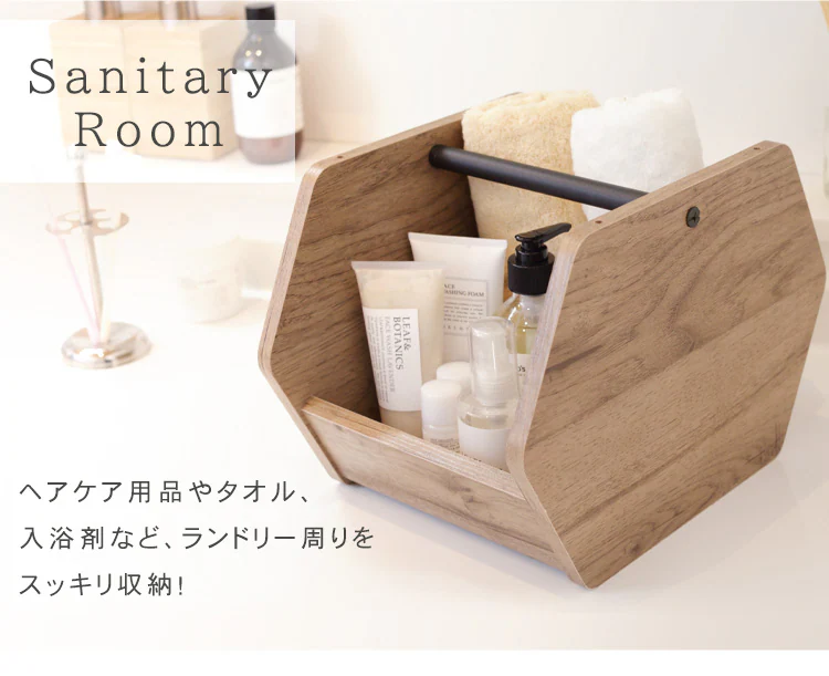 【3個セット】アイアンウッドボックス ブラック/アッシュブラウン IWB3-22215