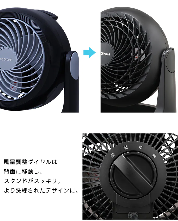 サーキュレーター マカロン型 8畳 固定 PCF-MKM15N 全2色9