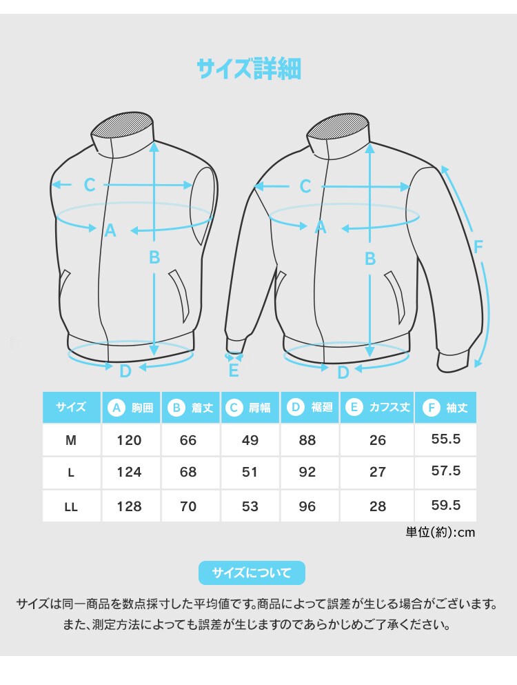 クールウェアDIYベスト・長袖セット 全3種類14