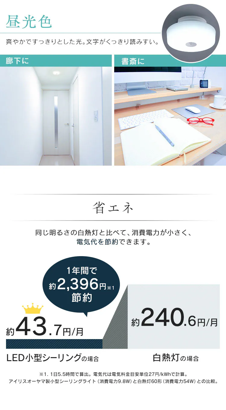 【2個セット】シーリングライト LED 小型 1200lm 人感センサー付 昼光色 玄関 廊下 キッチン 洗面所 クローゼット 照明 MCL12D-SK4