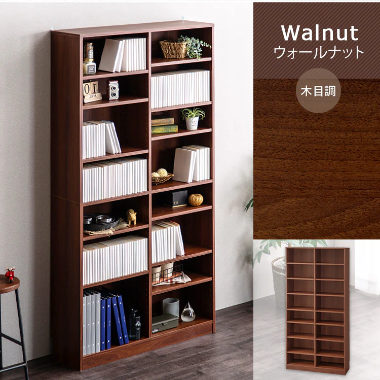 本棚 コミックラック 大容量タイプ CORK-1890 ホワイト25