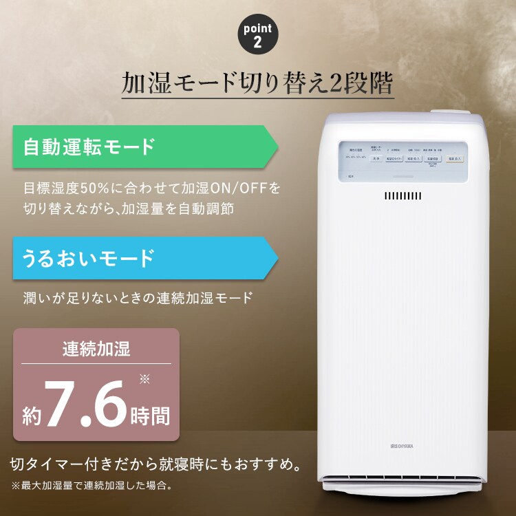 加湿空気清浄機 17畳 HXF-C40-W ホワイト H285509F│アイリスプラザ ...