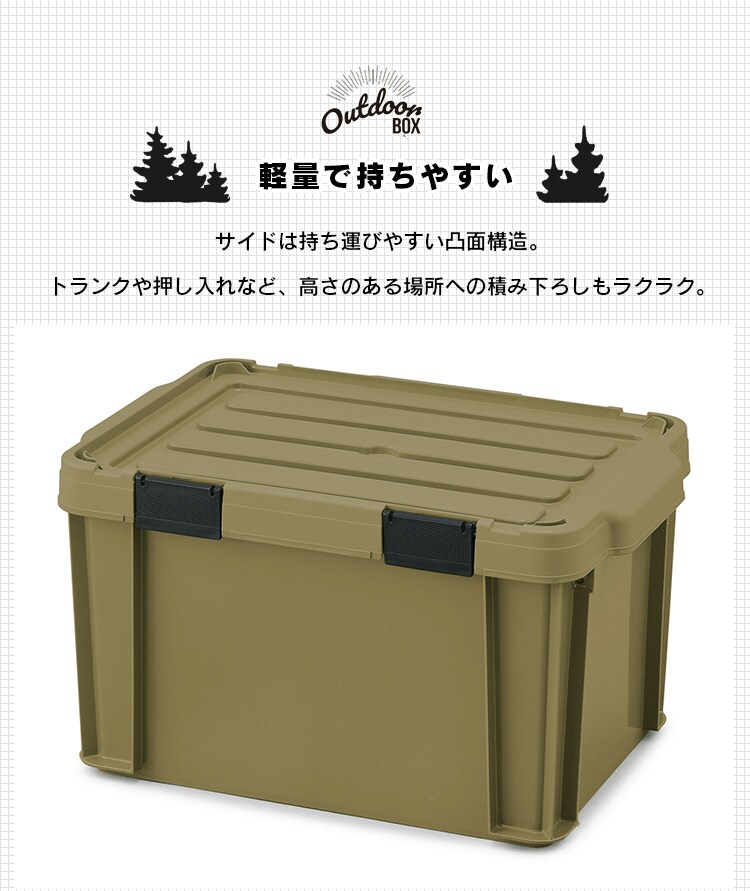 【19.5L】密閉バックルコンテナ MBR-OD21 全2色　5