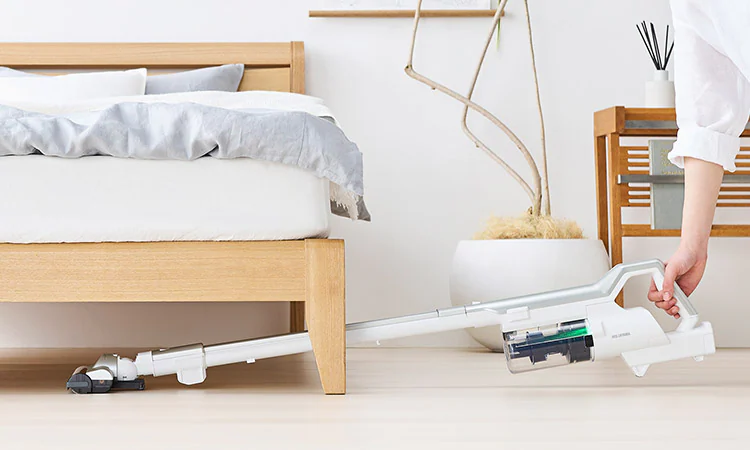 スティッククリーナー 軽量タイプ サイクロン モップ付き SCD-120P-W ホワイト2