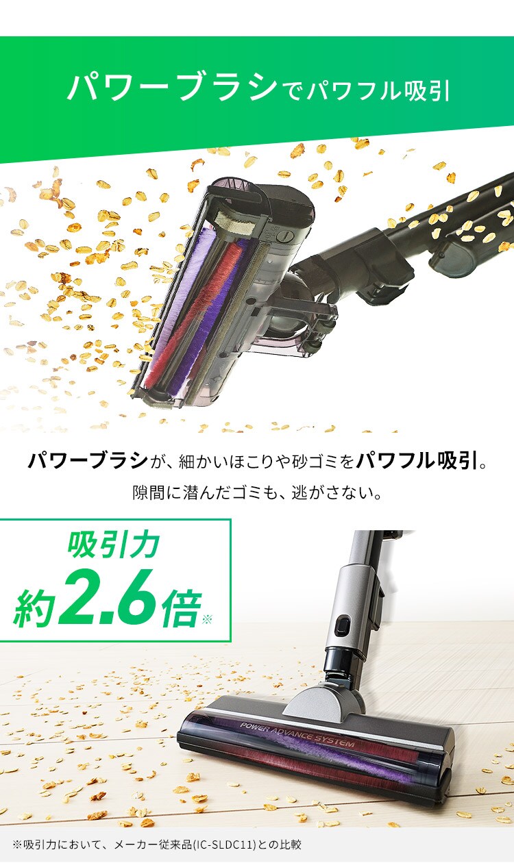 【訳あり】掃除機 コードレス サイクロン 自走式 軽量 モップ付 置くだけで充電  ブラック11