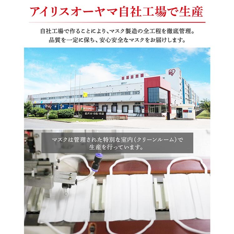 マスク ゆったり大きめサイズ 65枚入り プリーツマスク6