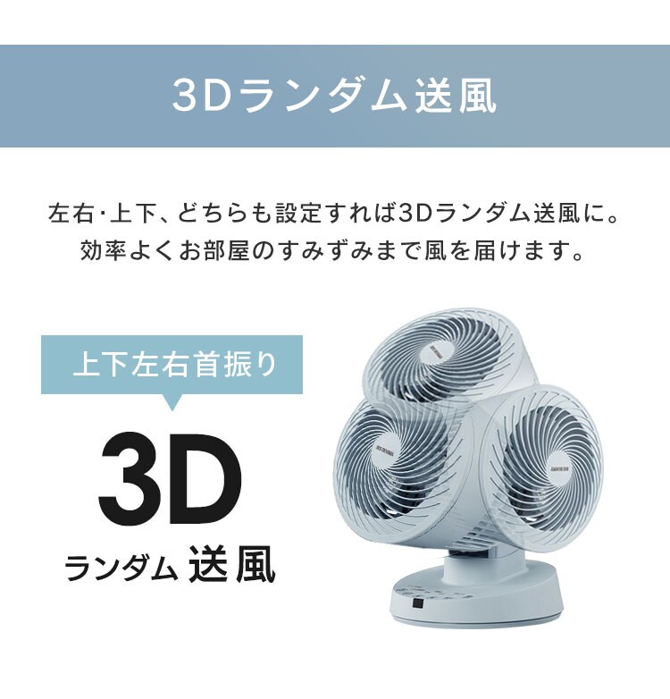 【訳あり】サーキュレーター 16畳 DCモーター PCF-BD15T 全3色5