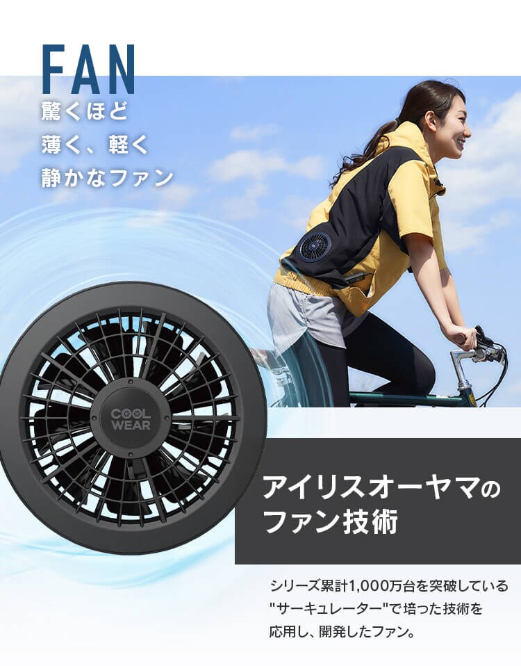 クールウェアSPORTSセットM 半袖 フード有 CSHS-M02-H グレー4